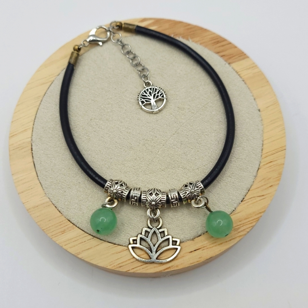 🪷 Handmade Lotus Bracelet